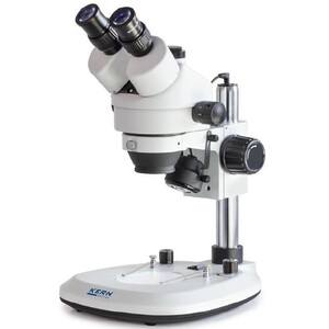Kern Stereo zoom microscoop OZL 464, trino, Greenough, 0,7-4,5x, HWF10x20, 3W LED