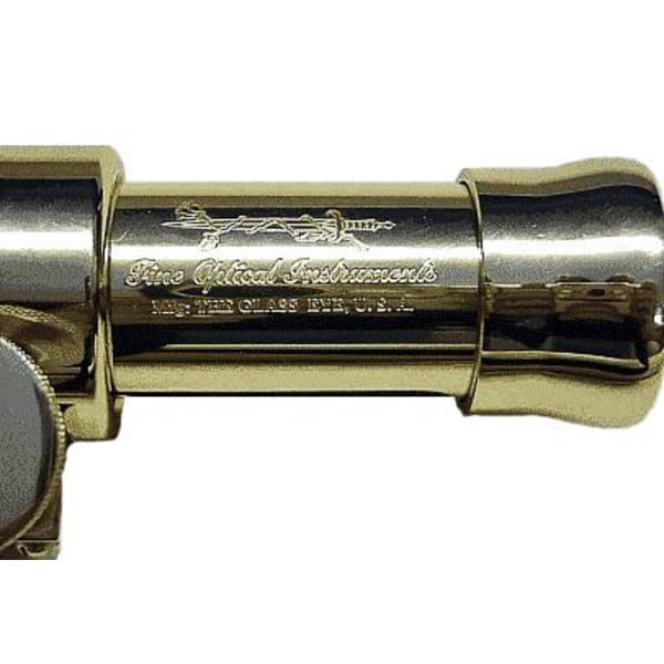 The Glass Eye Messing telescoop Avalon All Brass statief, uit mahonie