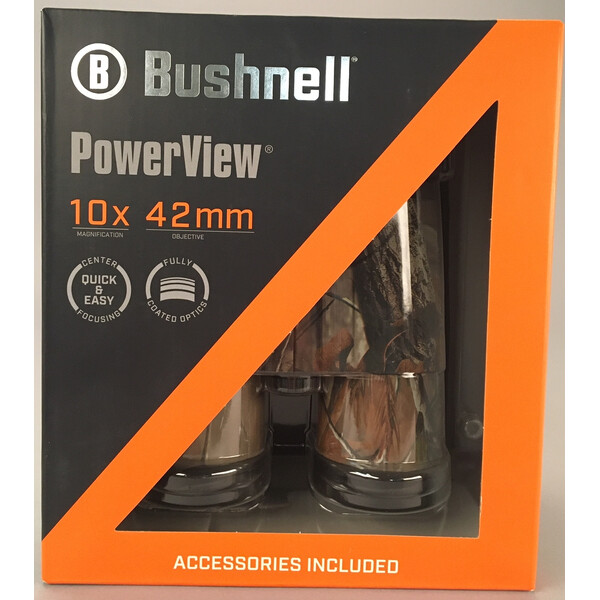 Bushnell Verrekijkers Powerview 10x42, Realtree Camo