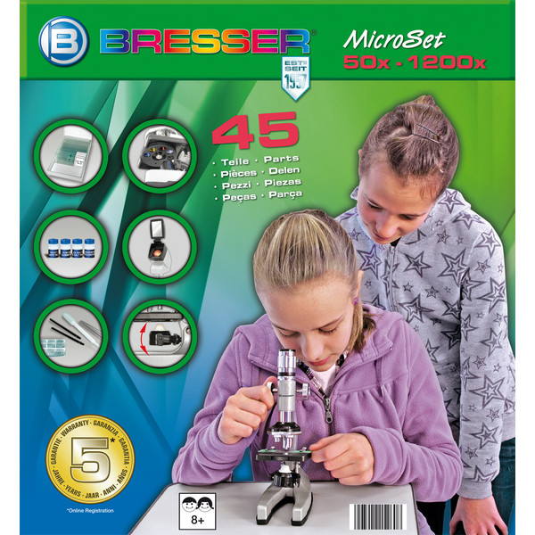 Bresser Junior Biotar microscoopset, 300x-1200x (met koffer)
