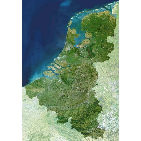 Planet Observer Regionale kaart Benelux