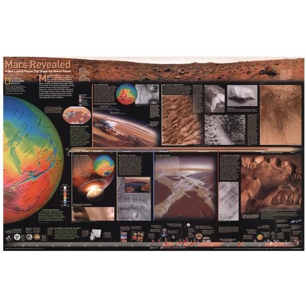 National Geographic Poster Mars, de rode planeet (Engels)