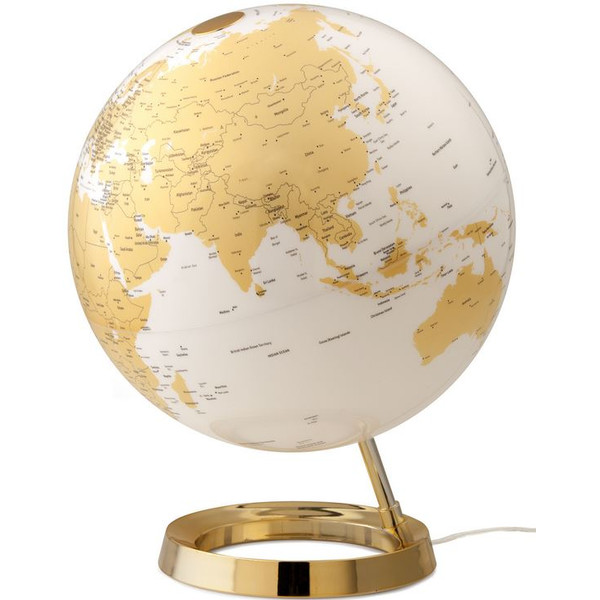 Räthgloben 1917 Globe Light&Colour, goud (Engels) 30cm