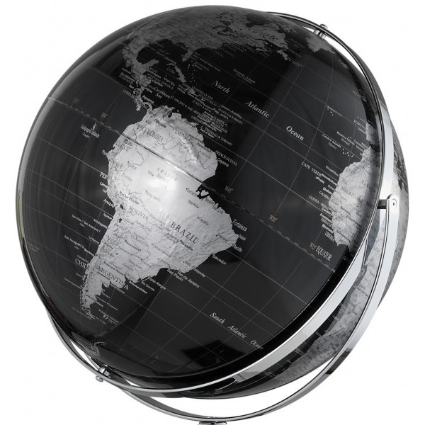 emform Staande globe Worldtrophy Black 43cm