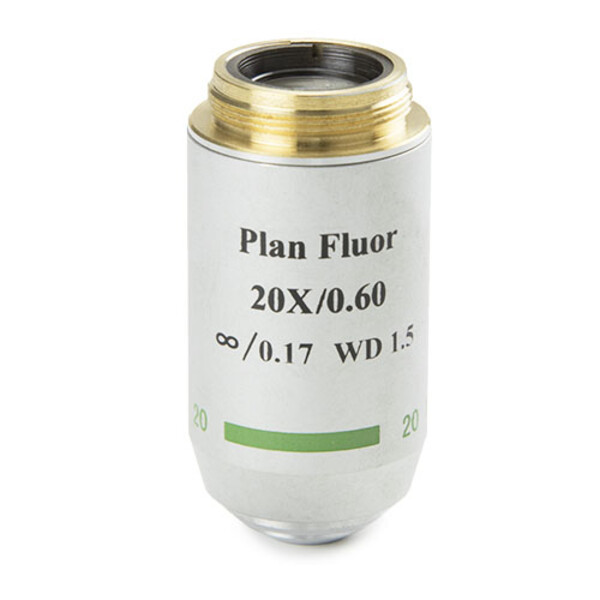 Euromex Objectief 86.554, 20x/0,60, w.d. 2,1 mm, PL-FL IOS , plan, fluarex (Oxion)