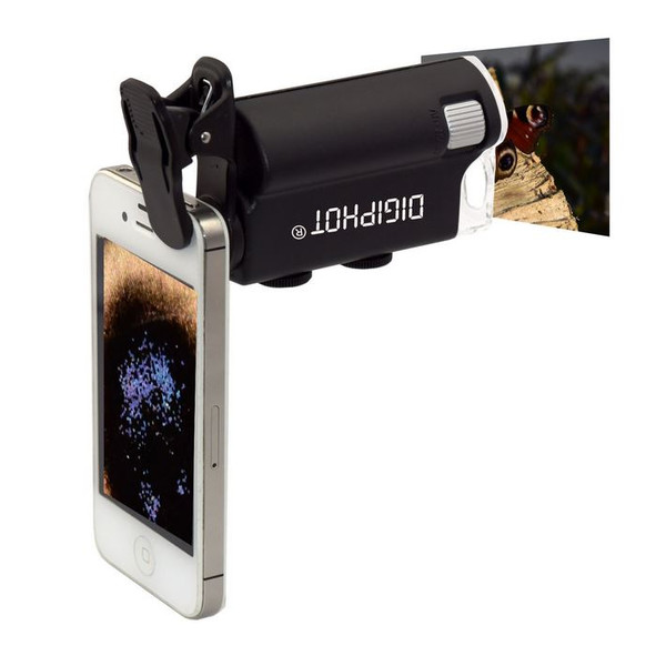 DIGIPHOT PM-6001 zakmicroscoop 60x-100x, smartphoneclip