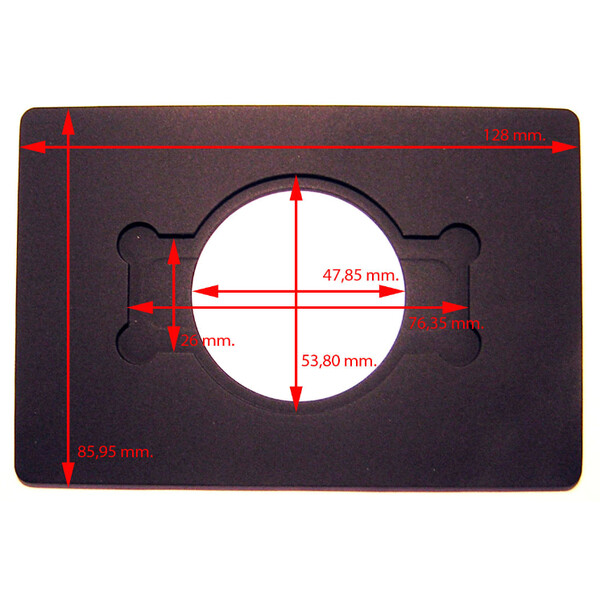 Motic Houder petrischaal Ø: 54mm, met voorwerphouder van 26x76mm (AE2000)