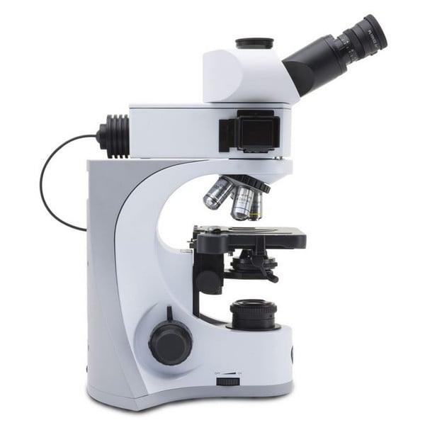 Optika Microscoop B-510LD2, fluorescentie, trino, 1000x, IOS, blauw, groen