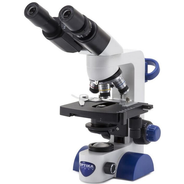 Optika Microscoop B-67 , bino, 40-600x, LED, Akku, Kreuztisch