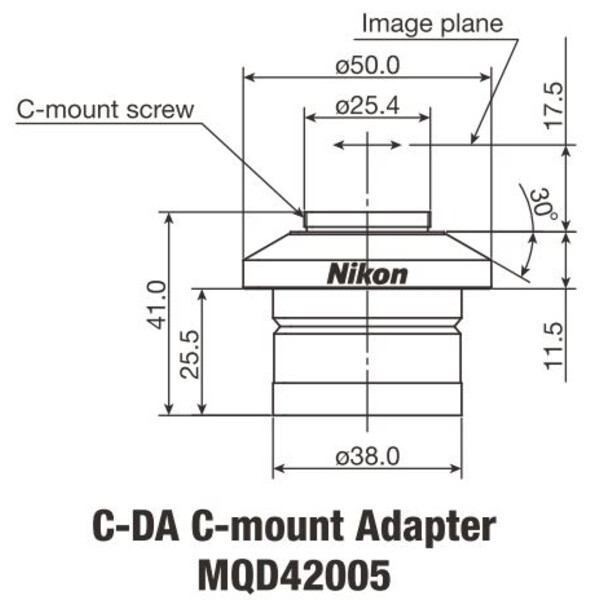 Nikon C-DA C-Mount Adapter