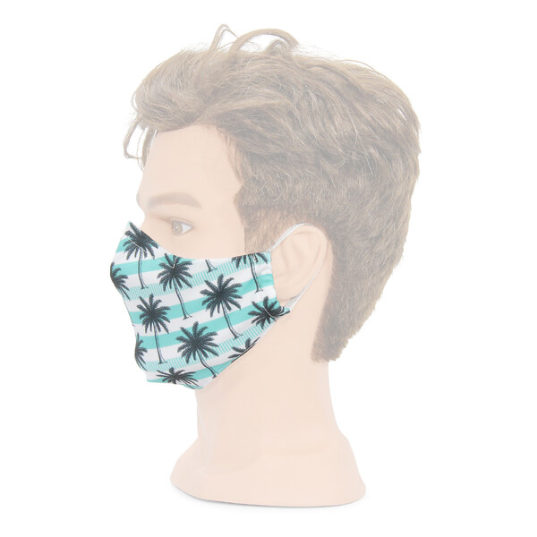 Masketo mondmasker met zomers motief, 1 stuk