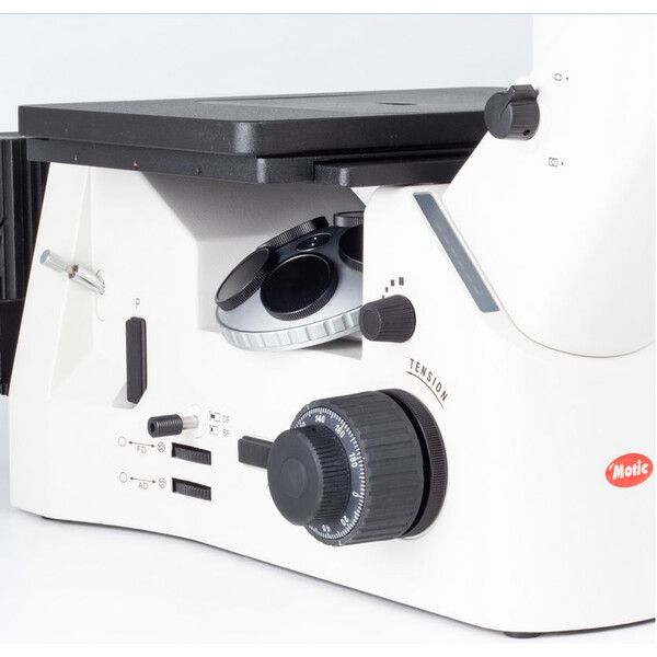 Motic Omgekeerde microscoop AE2000 MET trino, infinity, Hal. 100W, (ohne Objektive)
