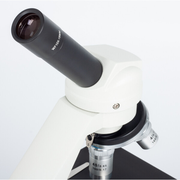 Motic Microscoop SFC-100 FLED, mono, DIN, achro, 40x-400x, LED, Accu