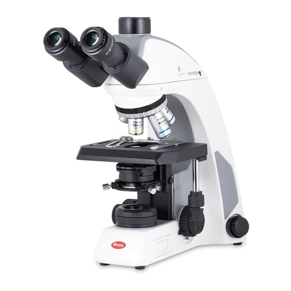 Motic Microscoop Panthera C2, Trinokular (Ohne 100X), infinity, plan, achro, 40x-400x, Halogen/LED