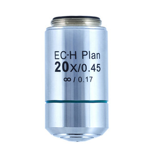 Motic Objectief CCIS plan-achromatisch EC-H PL, 20x/0,45 (WD=0,9mm)