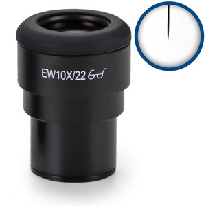 Euromex Oculair meten IS.6210-P, WF 10x/22, pointer, Ø 30 mm (iScope)