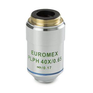 Euromex Objectief AE.3130, S40x/0.65, w.d. 0,36 mm, PLPH IOS infinity, plan, phase (Oxion)