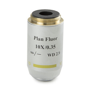 Euromex Objectief 86.552, 10x/0,30, w.d. 15 mm, PL-FL IOS , plan, fluarex (Oxion)