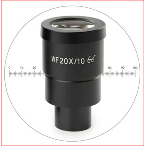 Euromex Oculair meten HWF 20x/10 mm Okular mit Mikrometer, SB.6020-M (StereoBlue)