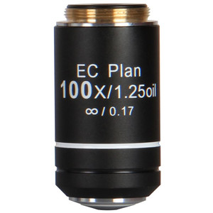 Motic Objectief EC PL, CCIS, plan, achro, 100x/1.2, S, Oil w.d. 0.15mm