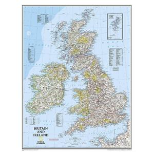 National Geographic Regiokaart Britse Eilanden (Engels)