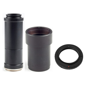Motic Camera adapter Set (4x) f. Full Frame mit T2 Ring für Nikon