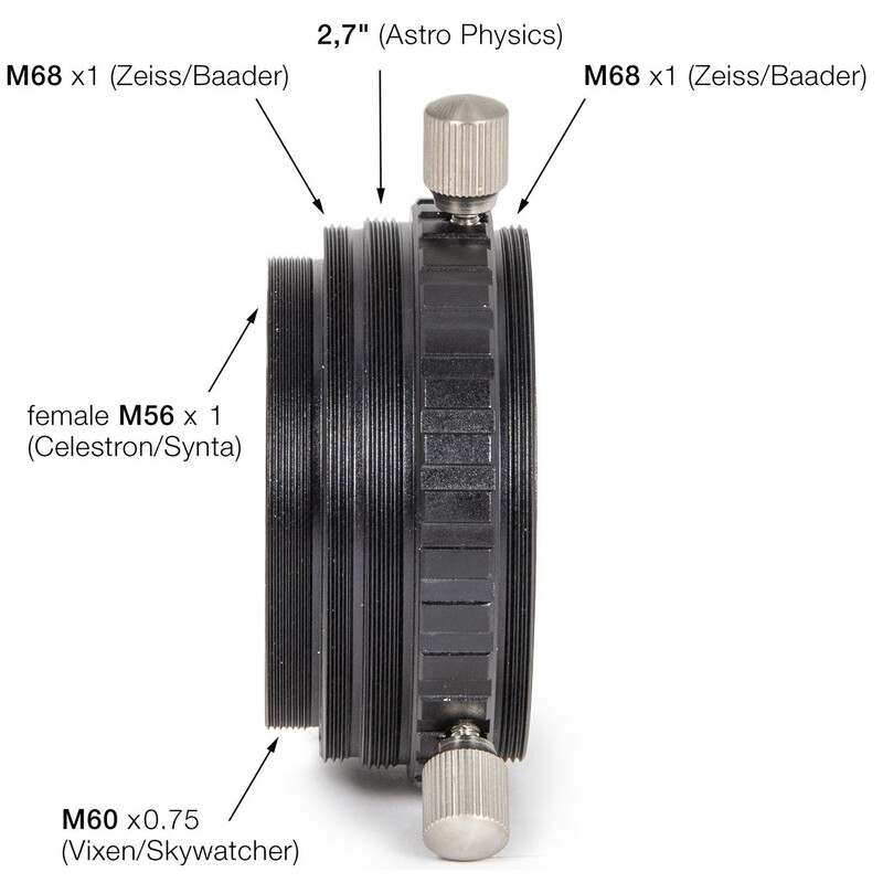 Baader 'Four-in-One'-adapter 2", M68/2"/M68