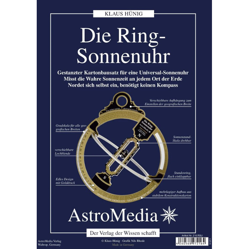 AstroMedia De ring zonnewijzer (Duits)
