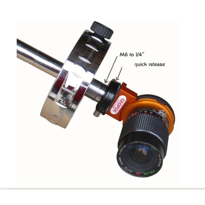 Geoptik Camera houder Contragewichtsstang-adapter, female 0,25"/ 3/8" op male 0,25"