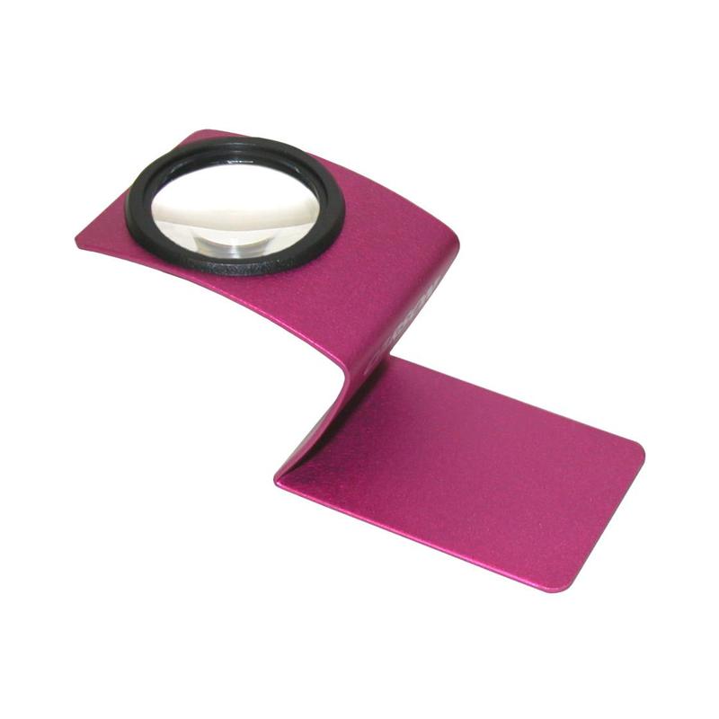 Carson Vergrootglazen Wave 5X magnifying glass, pink