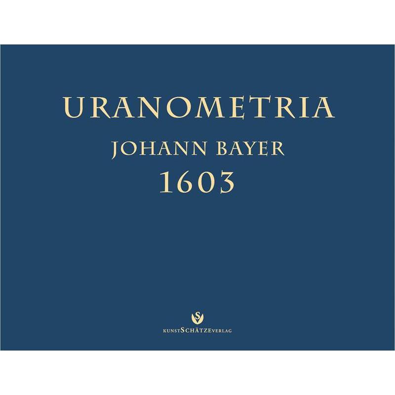 KunstSchätzeVerlag Uranometria van Johann Bayer, incl. begeleidend boekje (Duits)