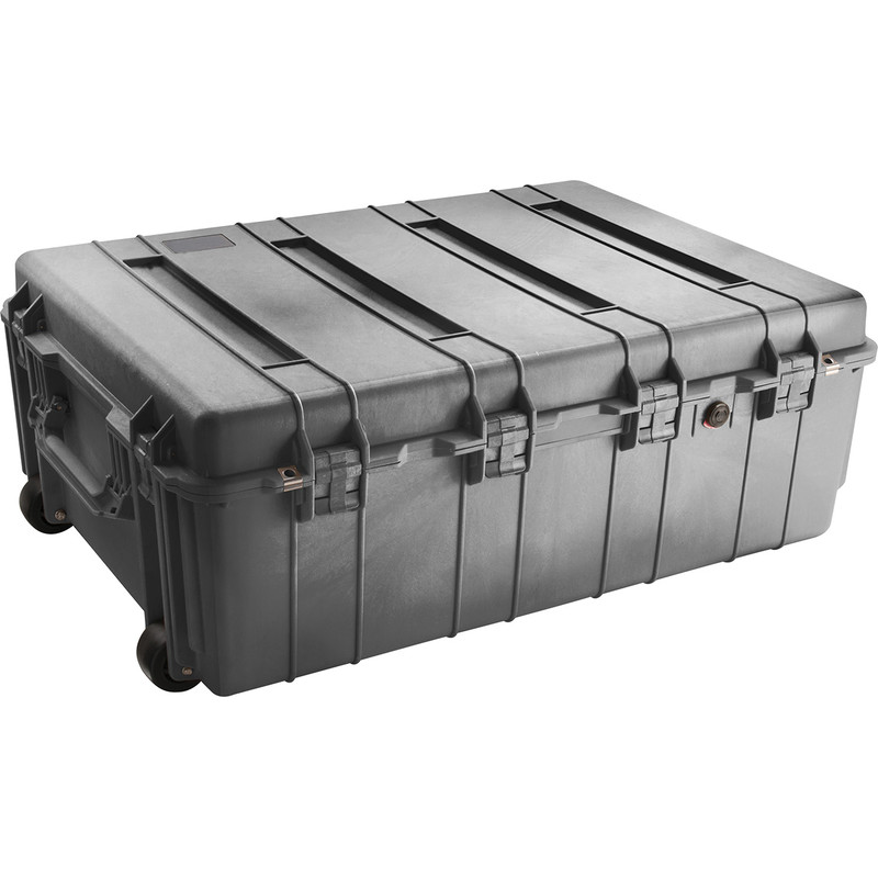 PELI Koffer M1730, zwart, incl. schuimrubber, incl. wieltjes