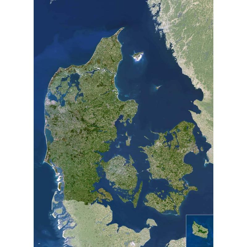 Planet Observer landkaart Denemarken