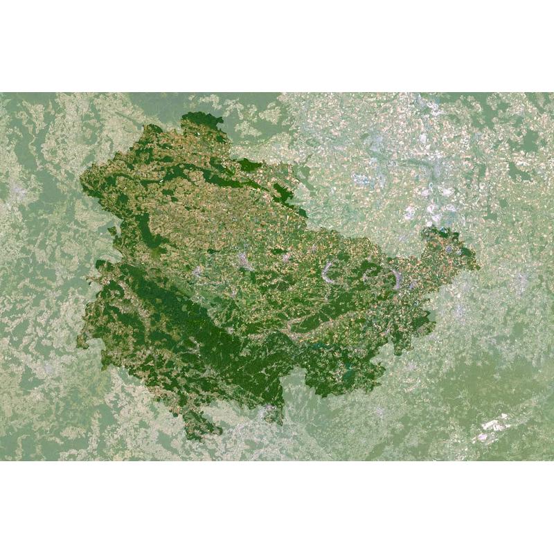 Planet Observer regiokaart Thüringen