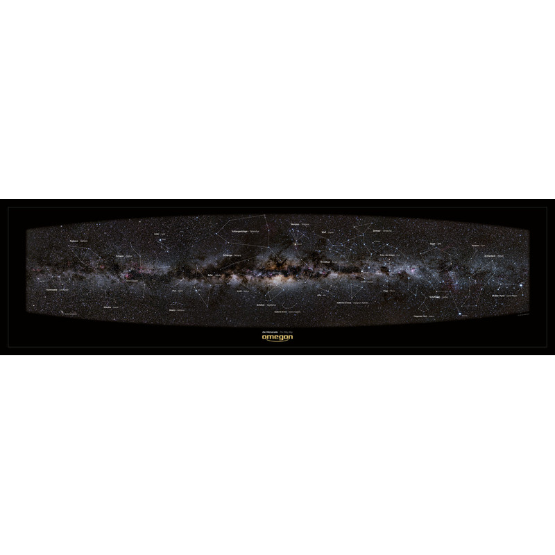 Omegon Panoramaposter van de Melkweg
