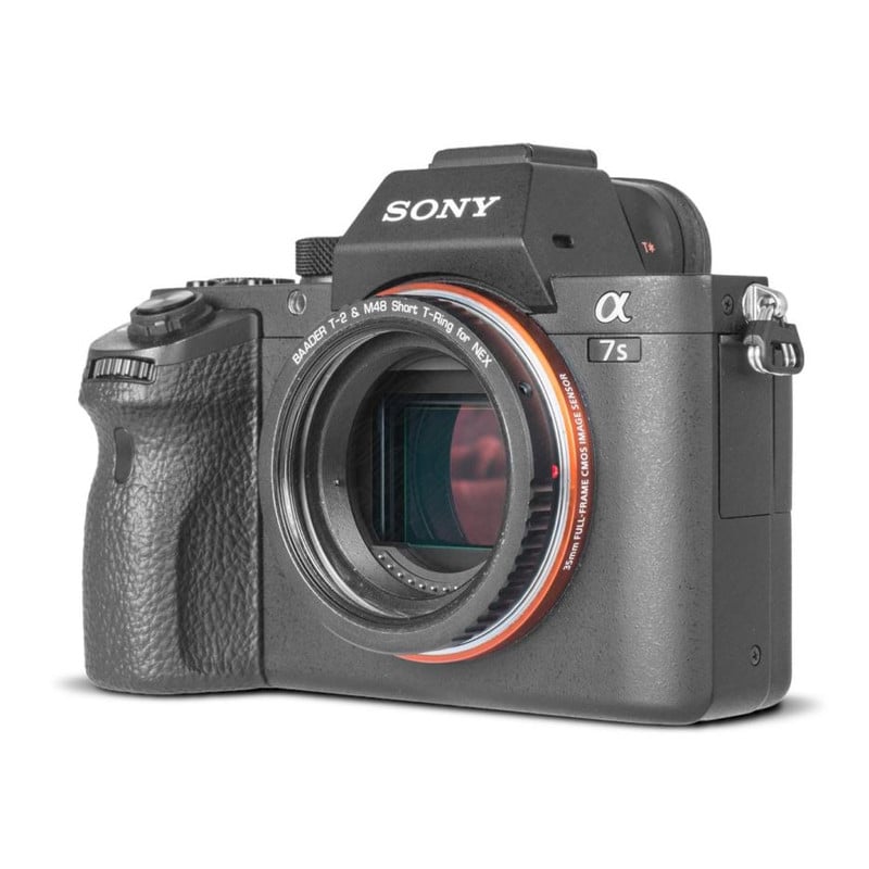 Baader Camera adapter T-Ring voor Sony E/NEX bajonet met D52/M48 en T2-schroefdraad