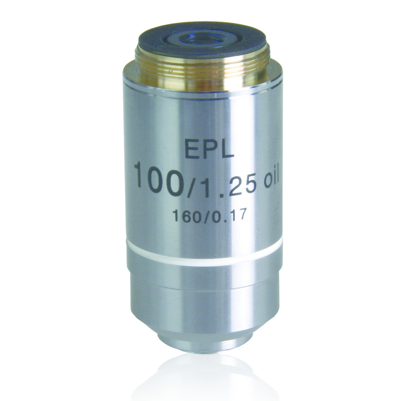 Euromex Objectief IS.7100, 100x/1.25 oil immers., wd 0,13 mm, EPL, E-plan, S (iScope)