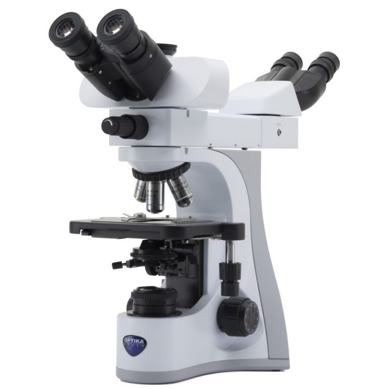 Optika Microscoop B-510-2F, discussion, trino, 2-head (face-to-face), IOS W-PLAN, 40x-1000x, EU