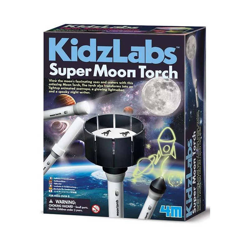 HCM Kinzel KidzLabs Super Moon Torch, zaklamp maan