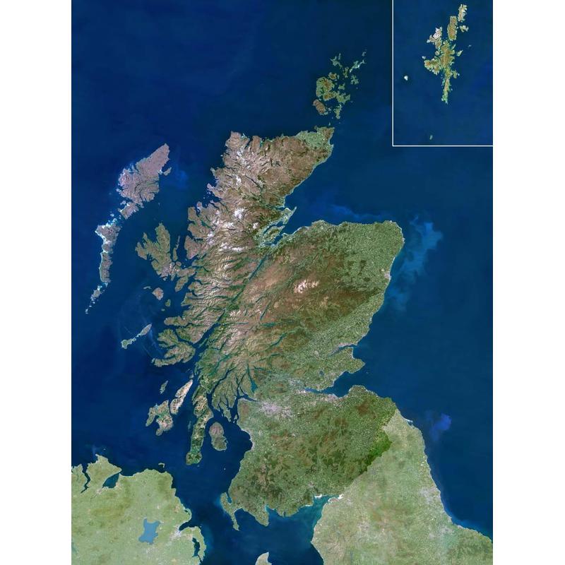 Planet Observer landkaart Schotland