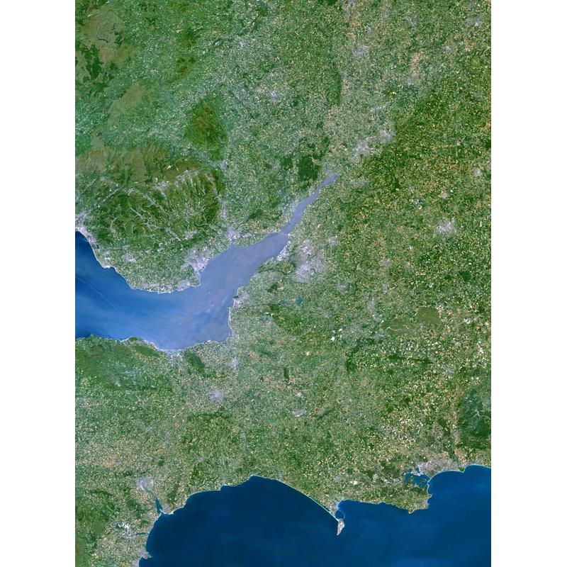 Planet Observer regiokaart South West Great Britain