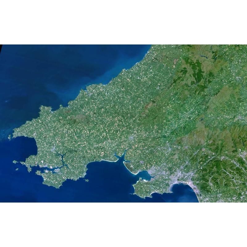 Planet Observer regiokaart Zuidwest-Wales