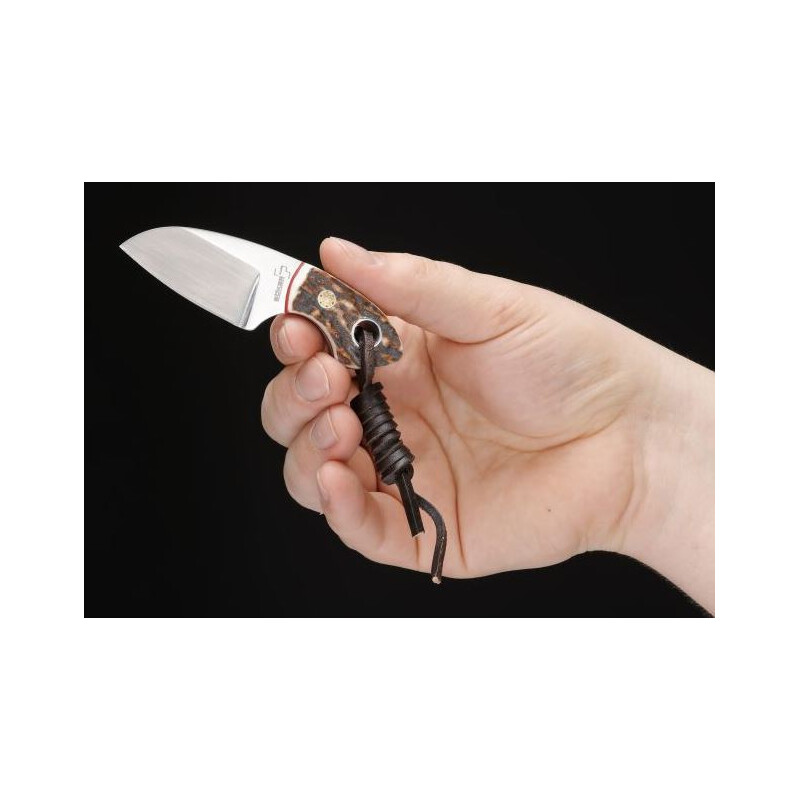 Böker Plus Messen Outdoor Knive Gnome Stag