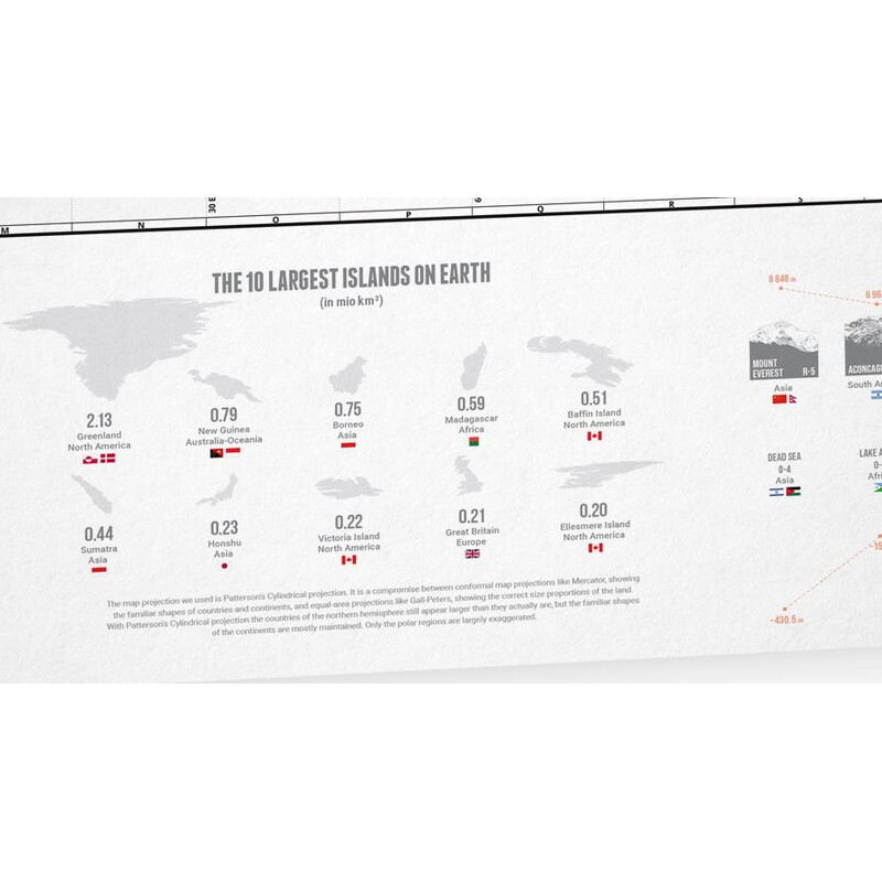Marmota Maps Wereldkaart Explore the World 140x100cm