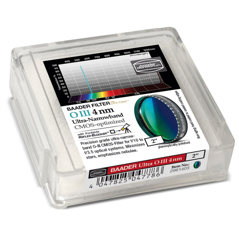 Baader Filters OIII CMOS Ultra-Narrowband 2"