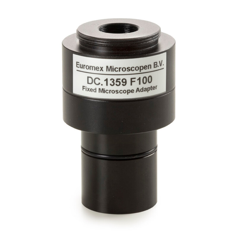 Euromex Camera adapter DC.1359  1x Objektiv, C-Mount,  f. 1 Zoll Kameras, kurzer Schaft