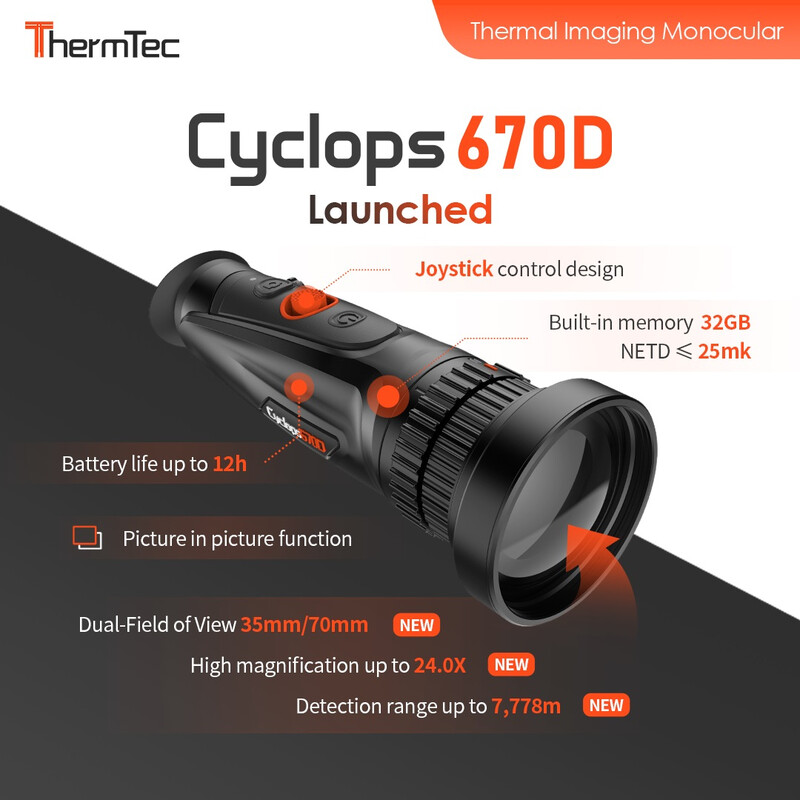 ThermTec Warmtebeeldcamera Cyclops 670D