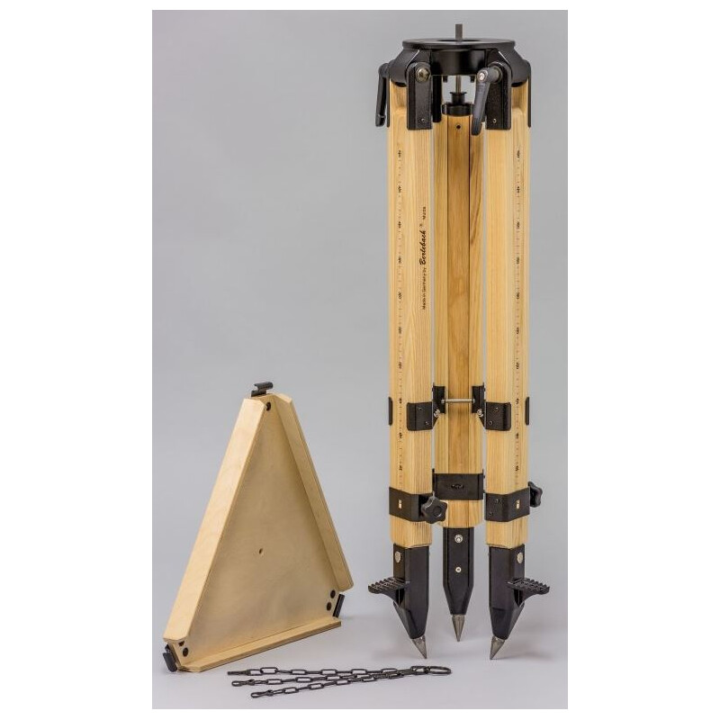 Berlebach Uni houten statief model 18, voor Vixen SPHINX, met accessoirebak